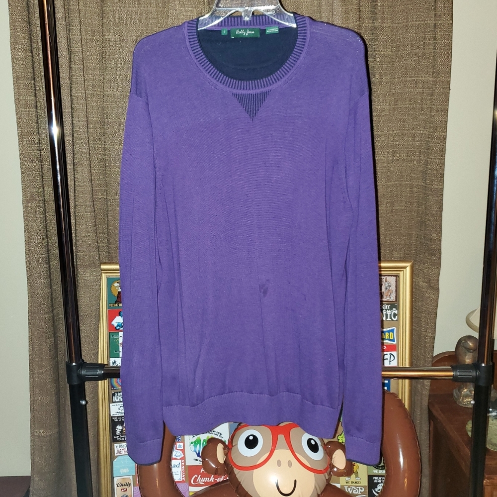 Bobby Jones large purple sweater